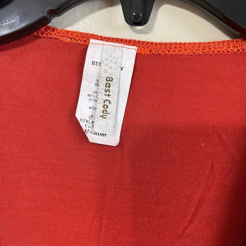 Best Cody orange blouse M - Picture 3 of 4
